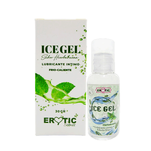 Lubricante Intimo Ice Gel Saborizado hierbabuena 30ml