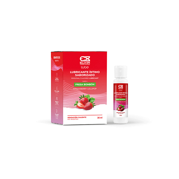 Lubricante Saborizado Fresa Bombon Elixir