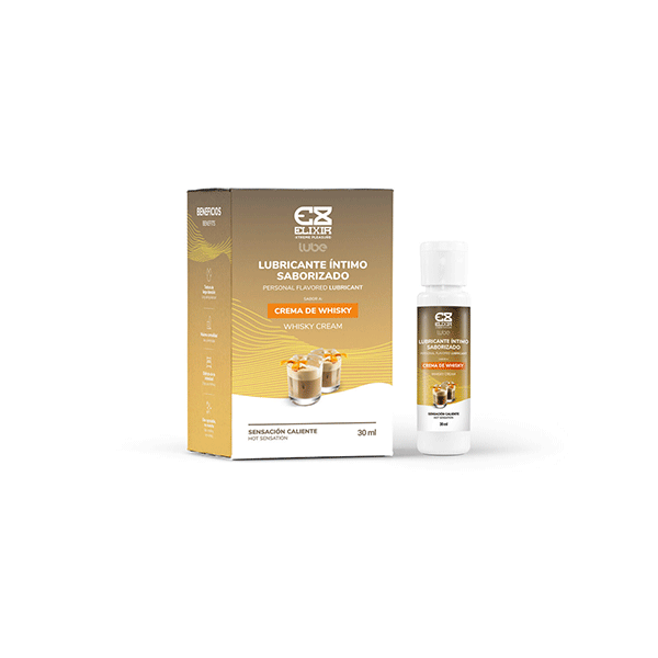 Lubricante Saborizado Crema de Whisky Elixir