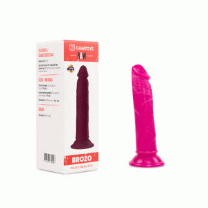 Raw Dildo Realista Brozo Rosado 19 cm